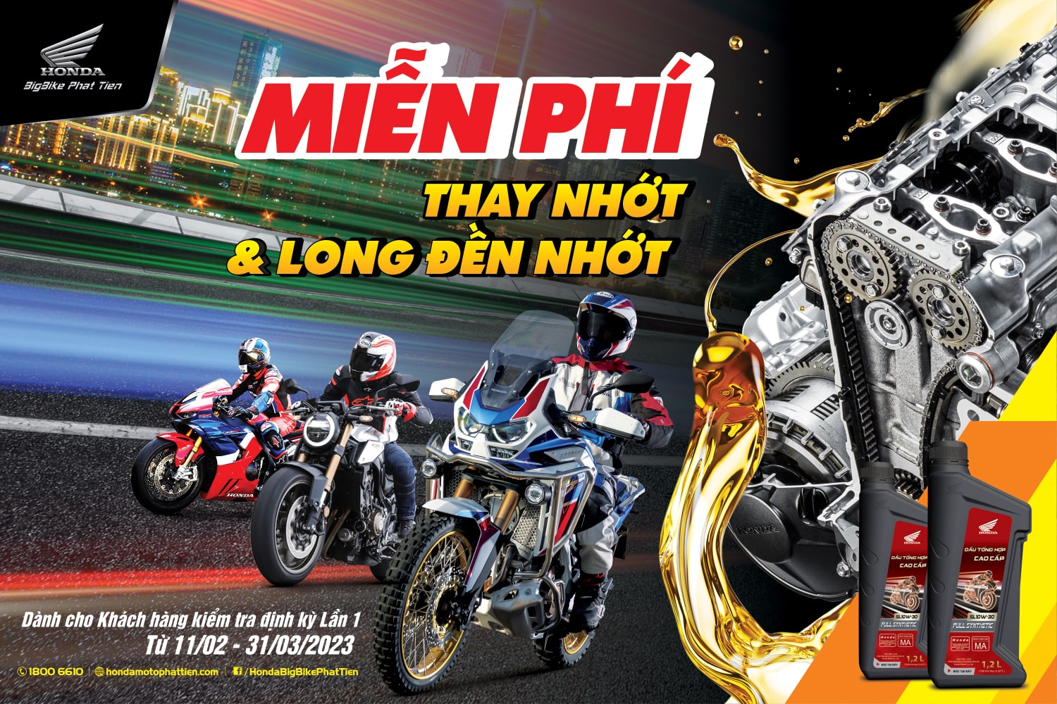 THAY NHỚT VÀ LONG ĐỀN NHỚT MIỄN PHÍ